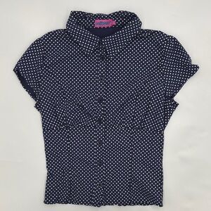 Edikted Polka Dot Tailored Button Up Shirt